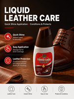 Hei Niu - Betún Transparente para Zapatos de Cuero Black Bull de 75 ml, Fácil de Limpiar, con Indicador de Líquido Restante