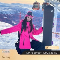 Veste de ski pour femme Yutian 2024, vêtements de neige pour homme, épais, imperméable, résistant à l'usure, design simple et tendance pour l'hiver