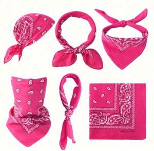 Pañuelo Cuadrado con Diseño Paisley Rojo, Pañuelo Personalizado con Impresión, Venta al Por Mayor - Product Image 4