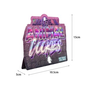 Hot Selling 3.5g 3.5 g 7g 14g 28g Mylar Bags Custom Holographic Mylar Bags With Childproof Zipper - Product Image 2