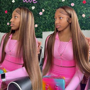 Pelucas de Cabello Humano Virgen Indio Baratas de Vendedor Directo, Listas para Usar, con Cierre 13x4, Frente de Encaje, Cutícula Alineada, Sin Pegamento, Peluca Frontal de Encaje HD - Product Image 3