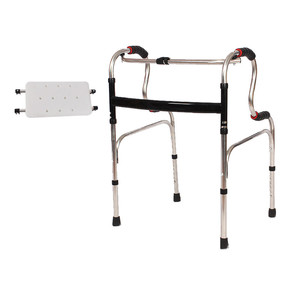 Supporto per la mobilità corrimano anziano a quattro gambe deambulatore pieghevole ausilio per la deambulazione per adulti disabili - Product Image 2