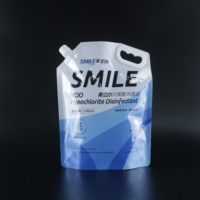Sac à gallons d'eau de qualité alimentaire en aluminium 3L avec bec verseur d'huile pour le thé chaud, emballage de café Doypack avec buse et poignée