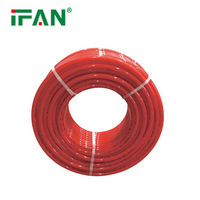 Tuyau de chauffage au sol en plastique flexible IFAN PERT 16-32 mm, couleur personnalisée, tuyau PEX pour système CVC