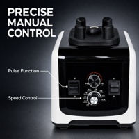 Blender Komersial Tugas Berat 1500-2000W Daya Tinggi 1200ML Untuk Hotel RV Pembuat Jus Penghancur Pengolah Makanan Meja