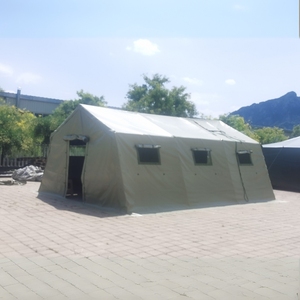 PVC Fabric Quick Setup Single Layer One <b>Bedroom</b> Warehouse <b>Tent</b> Three Season 3000mm Waterproof Windproof 20 Man Capacity - Product Image 3