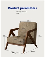Chinois personne seule en bois massif moderne ergonomique réglable hauteur balcon loisirs chaise doux Convertible canapé maison salon