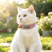 Maßgefertigtes Weiches Samt-Breakaway-Katzenhalsband Verstellbares Samt-Breakaway-Halsband mit Glocke für Kleine Kätzchen Tägliches Tragen