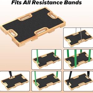Tabla de equilibrio de madera Mingxu de 1.65 pulgadas de grosor con almohadilla antideslizante para entrenamiento de fuerza y ejercicios de estiramiento para adultos - Product Image 5