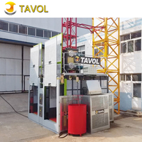Moteur de monte-charge de chantier robuste 2T avec boîte de vitesses - Hauteur de levage 150m Haute efficacité - TAVOL OEM |   Australie Inde Arabie Saoudite