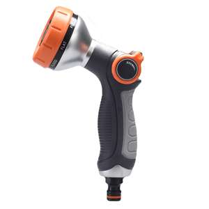 Pistolet d'arrosage de jardin multifonctionnel, buse à jet à motifs variables, outil d'irrigation en plastique à connexion rapide pour usage extérieur - Product Image 2