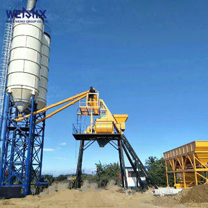 HZS35 M3 Ligne de production de centrale à béton prêt à l'emploi avec pompe Boîte de vitesses Moteur électrique - Product Image 6