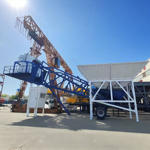 Centrale à béton mobile série YHZS contrôlée par PLC, capacité de 20 à 120 m³/h pour les chantiers de construction et les emplacements variables - Product Image 1