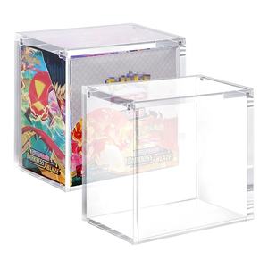Şeffaf manyetik akrilik ETB kutusu güçlendirici, cep canavar oyun kartı kutusu TCG için kullanılan işlem kartı kutusu Elite eğitim kutusu - Product Image 3