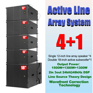 Altoparlanti <span class=keywords><strong>Line</strong></span> <span class=keywords><strong>Array</strong></span> Professionali da 2000W, Singolo Woofer da 12 Pollici, Attivi e Passivi, Autoalimentati - Product Image 3