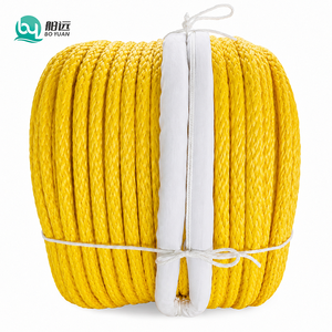 Corda per ormeggio marino intrecciata in UHMWPE sintetico all'ingrosso, 100% UHMWPE, 30mm 34mm 42mm, 12 capi, la corda per barche vintage HMPE più resistente - Product Image 3
