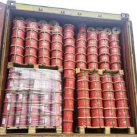 Câble en acier galvanisé pour grue de levage, type BLACK GREASE CABLE 6X19/6X36+WRC, 6*19S+IWRC, 6*36SW+IWRC, pour le marché péruvien