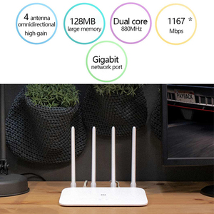 <span class=keywords><strong>Mi</strong></span> Router 4A Gigabit edición 128Mb Wifi extensor Dual-Core CPU juego acelerador cobertura externa amplificador de señal de <span class=keywords><strong>Mi</strong></span> <span class=keywords><strong>casa</strong></span> - Product Image 5