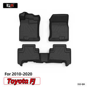 Tapetes de Auto 3D TPE para Todo Clima, Tapetes para Maletero para Toyota <span class=keywords><strong>FJ</strong></span> <span class=keywords><strong>Cruiser</strong></span> 2010-2020, Impermeables, Antideslizantes, Juego Completo de Accesorios Interiores - Product Image 2