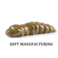 Leurre souple bionique en forme de larve de 38 mm, 1,77 g, 18 pièces, flottant, en PVC, salé et parfumé, pour la pêche à la truite, au bar et en eau douce