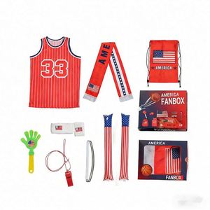 Set de Regalo para Fanáticos del Fútbol, Copa Promocional 2026, Accesorios para Animar Eventos Deportivos, Camisetas, Bufanda, Gafas, Juego de Regalo para Partidos de Fútbol, Poliéster - Product Image 3