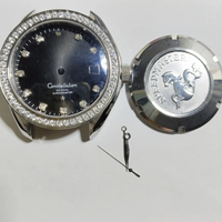 Stainless Steel Watch Case 39mm Logo Dial Diamond-Set for Seamless Design for 2813/8215 Movement Watch Parts