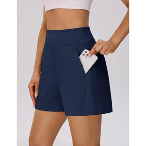 Shorts Deportivos FOXA para Mujer, Cintura Alta, 5 Pulgadas, Verano, Casual, para Golf, Ejercicio, Running, con Bolsillos, Transpirables, Spandex, Poliéster - Product Image 2