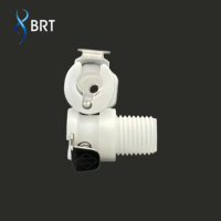 Raccord rapide à déconnexion rapide 1/8 NPT femelle, vanne en ligne, raccord de tuyau en plastique, connecteur fileté air/eau