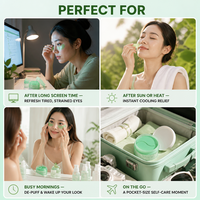 Patchs Hydrogel OEM Marque Privée pour les Yeux, Masque Apaisant à la Lavande, Patchs Gel Sous les Yeux Anti-Poches, Anti-Cernes et Anti-Rides, 60 Pièces