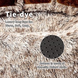 Luxury Rectangle Dog & <b>Cat</b> Bed All Seasons Eco-friendly <b>Plush</b> Solid Breathable Warm Cozy Removable Washable Carton Packaging - Product Image 3