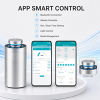 Diffuseur d'arômes électrique portable de luxe en métal pour voiture, intelligent, contrôlé par application, sans eau, pour huiles essentielles, pour voiture, maison, bureau
