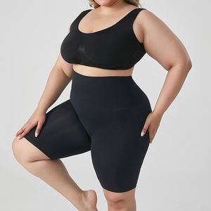 سراويل داخلية نسائية ضيقة بمقاسات كبيرة وخصر عالي لشد البطن وتشكيل الجسم، سريعة الجفاف وقابلة للتنفس وبدون خياطة - S2303 - Product Image 2