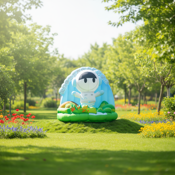 Walking Custom Inflatable Cartoon Doll Air