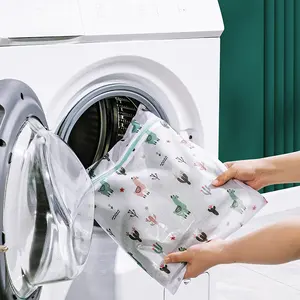 मल्टीफंक्शनल सात-आकार वॉशिंग मशीन स्टोरेज बैग कपड़े धोने के लिए चौकोर आकार, बाथरूम में उपयोग के लिए पैंट, मोजे, ब्रा