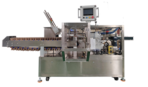 Machine d'emballage verticale haute vitesse entièrement automatique pour l'emballage d'aliments, de pizzas, de bouteilles, de blisters, de papier, d'étiquettes et de boîtes en carton - Product Image 4