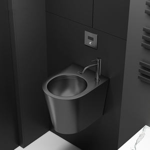 Bar de salle de bain d'hôtel moderne KTV Bain de <span class=keywords><strong>bouche</strong></span> ivre Mural en acier inoxydable 304 Induction Vomiting Basin - Product Image 4