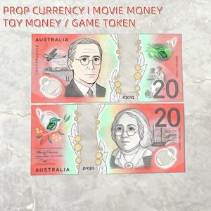 超薄型 オーストラリアドル ポリマー紙幣 撮影用小道具 20ドル 50ドル 100ドル札 プラスチック製 マット仕上げ - Product Image 1