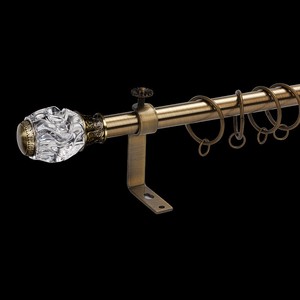 Décor de luxe personnalisé <span class=keywords><strong>tringle</strong></span> à <span class=keywords><strong>rideau</strong></span> en métal double porte support de <span class=keywords><strong>rideau</strong></span> peut être monté <span class=keywords><strong>sur</strong></span> le mur du salon - Product Image 4