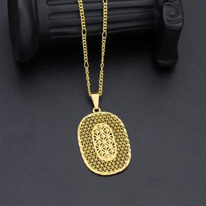 Juego de Joyería JXX de Lujo en Latón Chapado en Oro, 3 Piezas, Collar con Colgante, Aretes y Anillo para Mujer, a la Moda, para Fiesta, Gran Venta, Joyería de Moda - Product Image 4