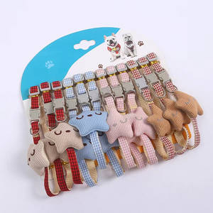 Juego de 12 piezas de Collar de gato con campanas y pajarita, Collar de gatito de liberación rápida ajustable, Collar de gato a cuadros lindo de varios colores - Product Image 5