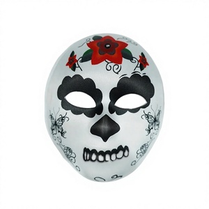 Máscara <span class=keywords><strong>de</strong></span> Calavera <span class=keywords><strong>de</strong></span> Azúcar del Día <span class=keywords><strong>de</strong></span> <span class=keywords><strong>los</strong></span> <span class=keywords><strong>Muertos</strong></span> con Patrón Floral <span class=keywords><strong>de</strong></span> Mariposa, Máscara <span class=keywords><strong>de</strong></span> <span class=keywords><strong>Disfraz</strong></span> para Halloween, Cosplay, Fiesta Mexicana - Product Image 1