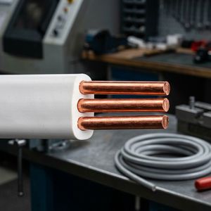 <span class=keywords><strong>Cable</strong></span> Industrial Estándar IEC 60227 BVVB 300/500V 3x1.5-4.0 mm² de Cobre Puro Rojo Sólido, Plano, Rectangular, con Aislamiento de PVC - Product Image 5
