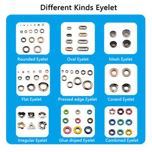 Occhielli ovali in metallo di nuovo Design di 33mm di lunghezza 25mm con Lavatrici <span class=keywords><strong>per</strong></span> capi scarpe cappelli-occhielli dipinti di dimensioni personalizzate <span class=keywords><strong>per</strong></span> borsa <span class=keywords><strong>per</strong></span> striscioni - Product Image 6