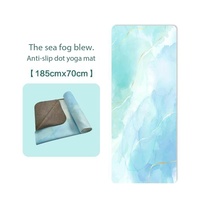 Serviette de yoga transfrontalière antidérapante en polaire double face, douce pour la peau, antibactérienne, absorbante, 183x70cm, Wenzhou