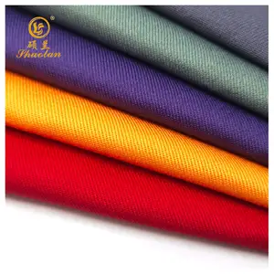 Polyester Cotton Twill 2/1 3/1 Uniform Fabric For School