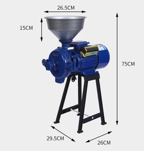 Multi-Function Dry Wet Wheat <b>Flour</b> Grain Corn Soybean Rice Milling Grind Machine Cassava <b>Flour</b> Mill Factory Price Core Motor - Product Image 4