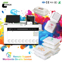 Chicai Nueva Impresora de Inyección de Tinta Automática de Alta Velocidad para Cartón Corrugado Multicolor, para Cajas de Pizza y Bolsas de Papel Kraft
