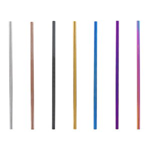 مجموعة شفاطات متعددة الألوان من الفولاذ المقاوم للصدأ 304 صديقة للبيئة بالجملة، مع إمكانية تخصيص الشعار، حاصلة على شهادة CE، أدوات شرب آمنة للطعام - Product Image 6