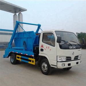 Truk Sampah Dongfeng Chaochai 95hp Harga Murah DLQ dengan Lengan Ayun, Truk Pengangkut Sampah dengan Bak Samping, Truk Sampah Skip - Product Image 4