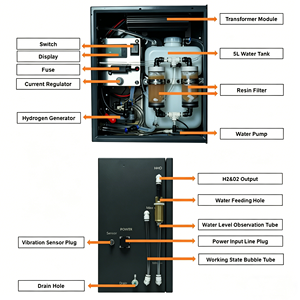 Kit HHO intelligent pour voiture, générateur d'hydrogène, système d'économie de carburant, kit de soutien à la combustion du moteur du véhicule pour les véhicules à forte consommation de carburant - Product Image 3